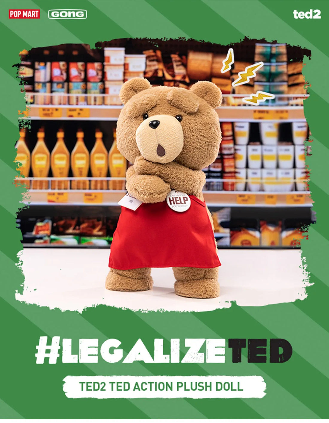 The teddy bear is coming! POP MART Bubble Mart Ted2 Teddy Bear stuffed animal