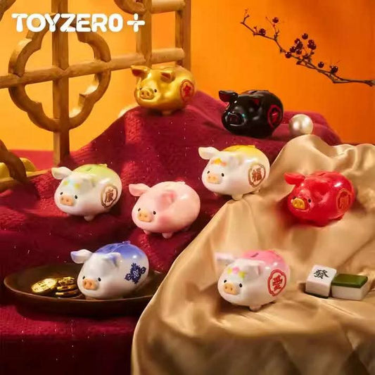 LuLu The Piggy Lucky Fortune Piggy Series Figures, Blind Bag - toptoylands