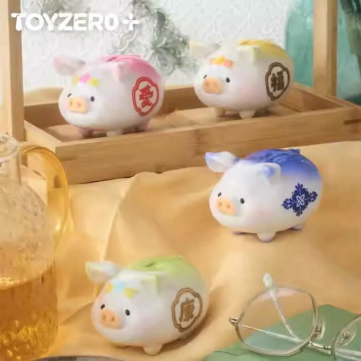 LuLu The Piggy Lucky Fortune Piggy Series Figures, Blind Bag - toptoylands
