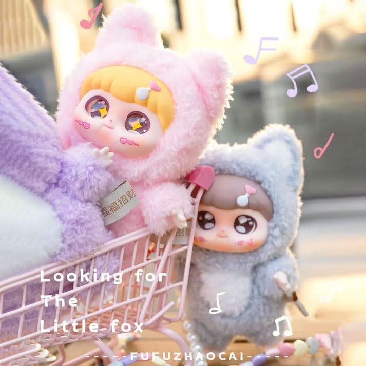 FuFu Zhao Cai Fox Series Plush Dolls, Blind Box - toptoylands
