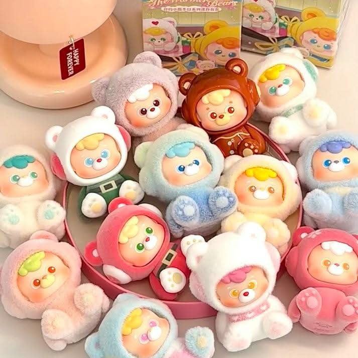 DiuDiu Baby The Warmer Bears Mini Series PVC Figures, Blind Box - toptoylands
