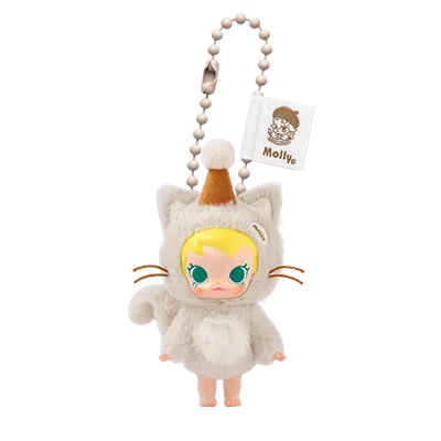 Baby Molly Pocket Friends Series-Vinyl Plush Pendant Blind Box - toptoylands