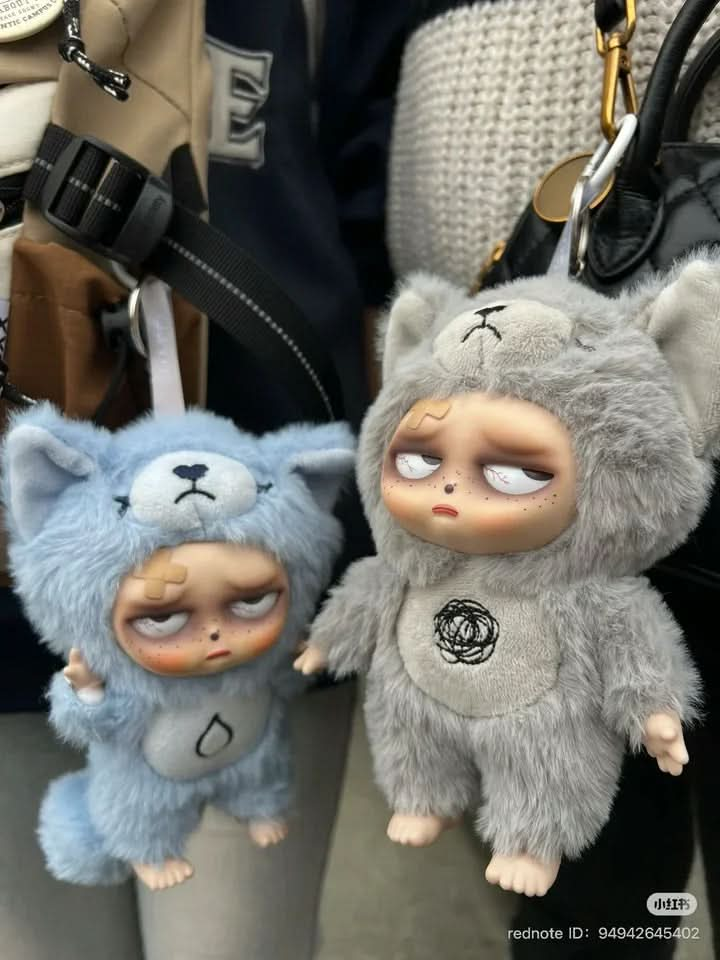 SLEEPLESS GRUMPIPI Plush Blind Box Keychain - toptoylands
