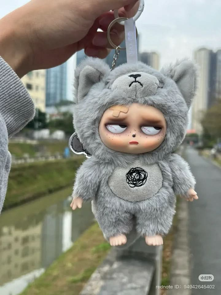SLEEPLESS GRUMPIPI Plush Blind Box Keychain - toptoylands
