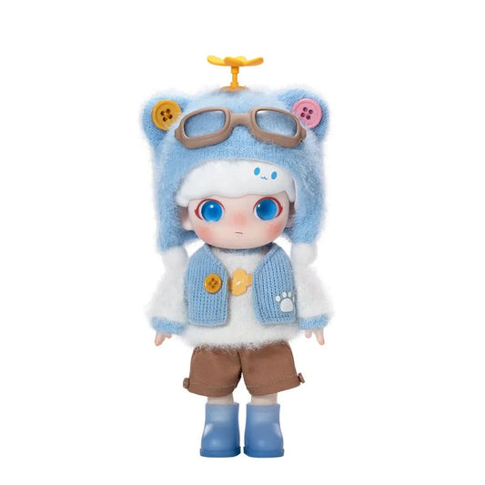 POP MART DIMOO Pilot Bear BJD Action Figure Doll - toptoylands