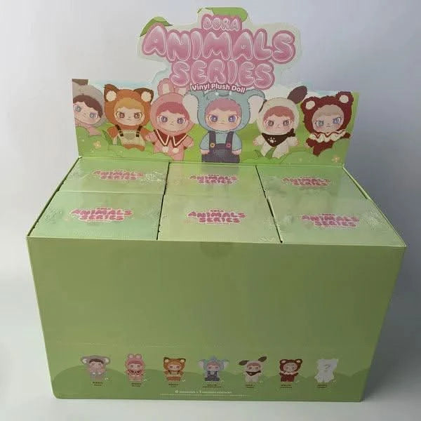 DORA Fuzzy Animal Institute Series Vinyl Plush Dolls Blind Box - toptoylands