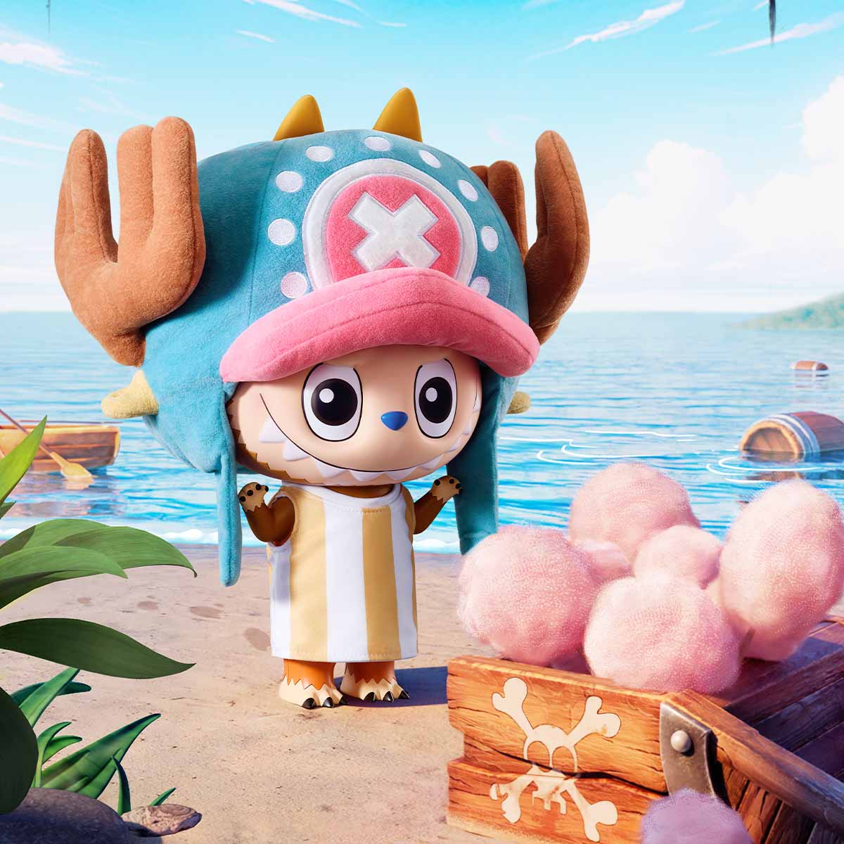 Mega Labubu 400% Tony Tony Chopper - toptoylands