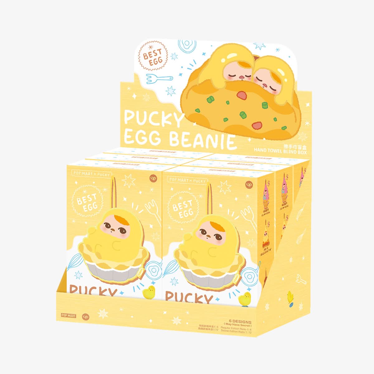 PUCKY Egg Beanie Series-Hand Towel Blind Box - toptoylands