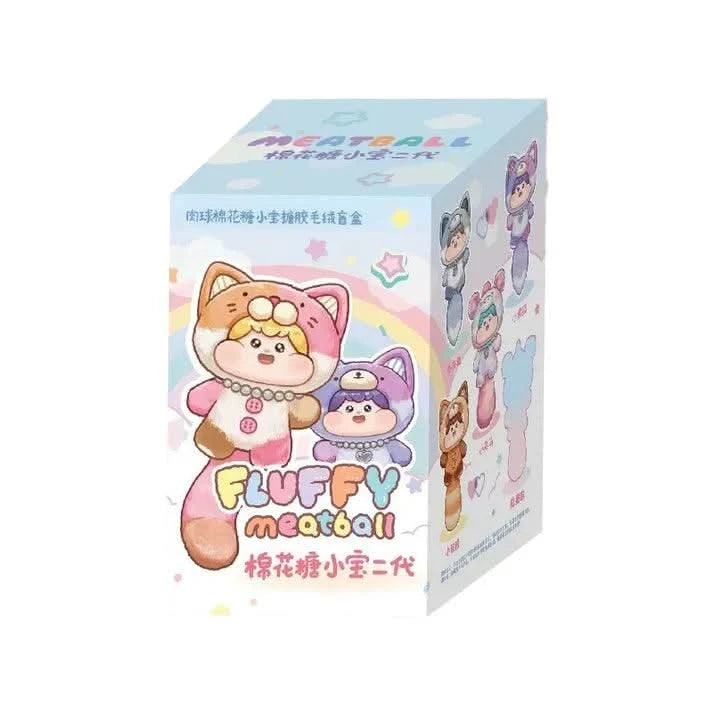 Fluffy Meatball V2 Vinyl Plush Dolls, Blind Box - toptoylands