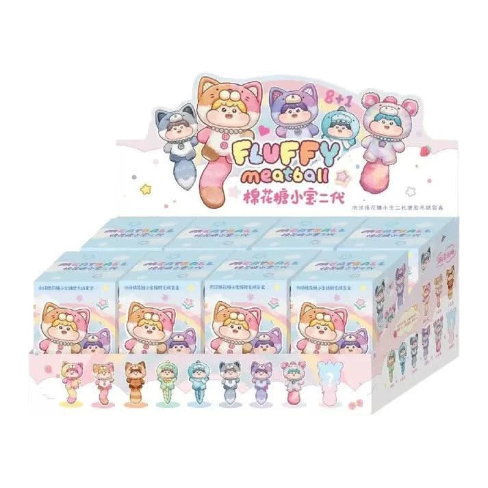 Fluffy Meatball V2 Vinyl Plush Dolls, Blind Box - toptoylands