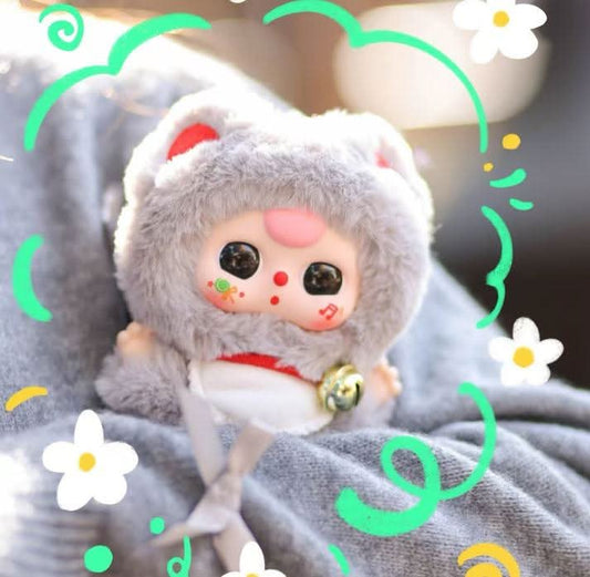 Baby Three Billionaires Cat Series Plush Dolls, Blind Box - toptoylands