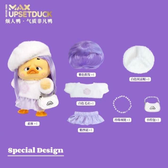MAX - UPSETDUCK Unique Charm Duck 400% Plush Dolls, Blind Box - toptoylands