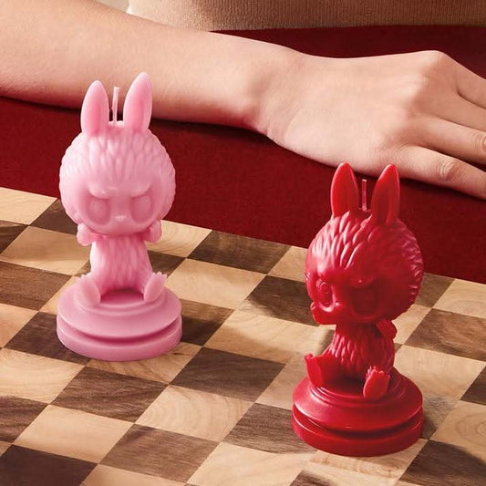 THE MONSTERS Labubu Let's Checkmate Series Scented Candles, Blind Box - toptoylands