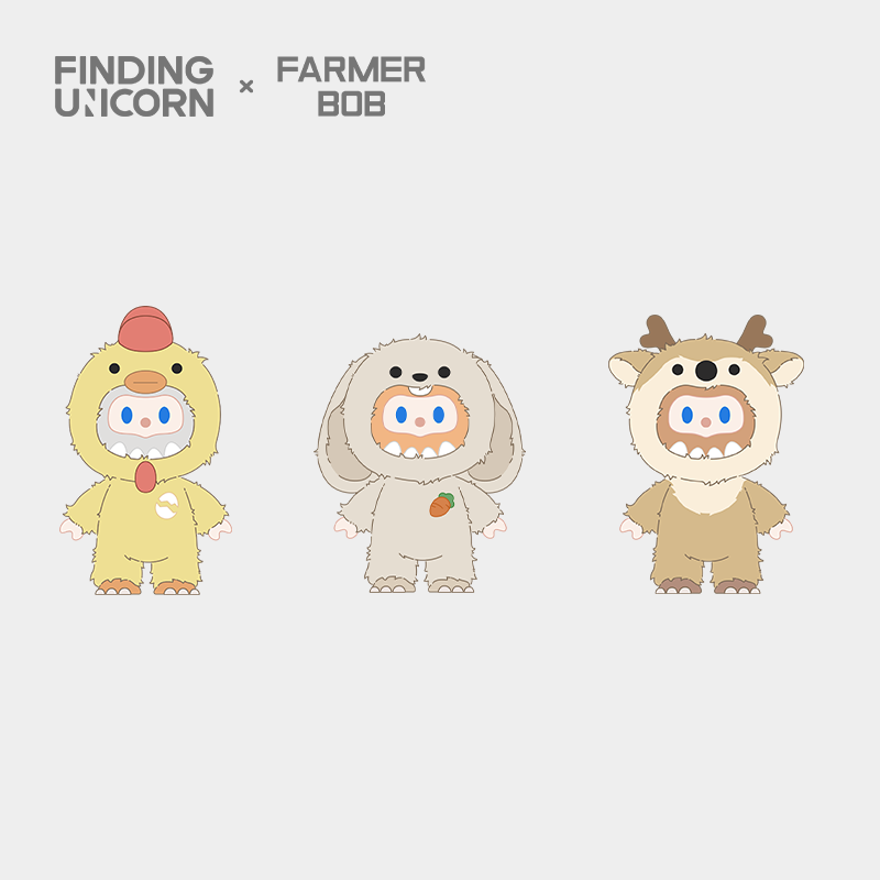 FINDING UNICORN FARMER BOB ANI-MONSTER Plush Blind Box - toptoylands
