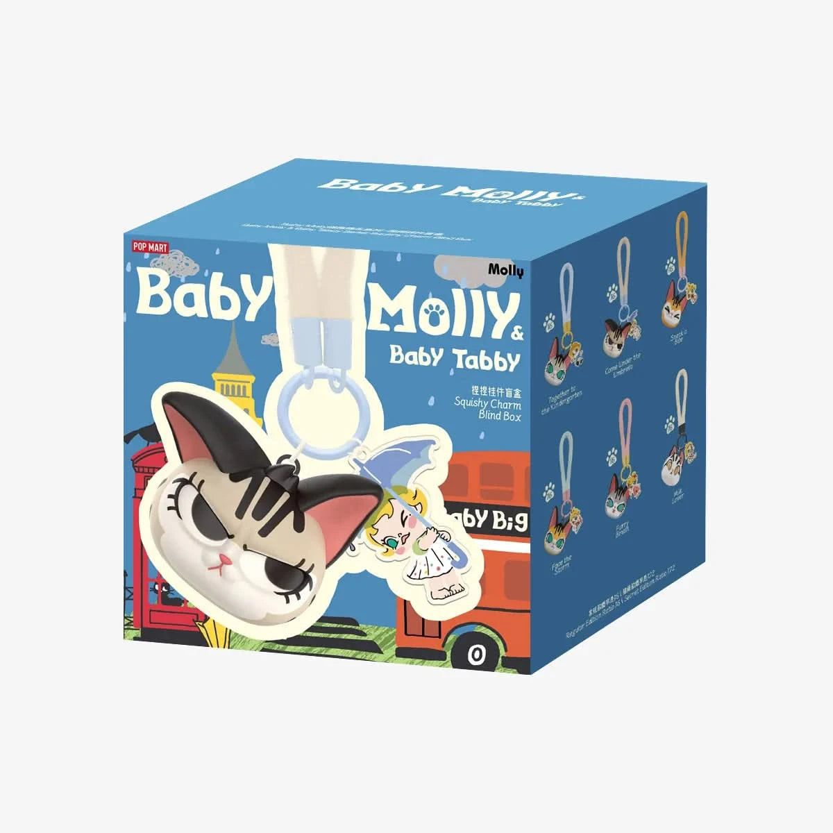 Baby Molly & Baby Tabby Series-Pinch Pendant Blind Box - toptoylands