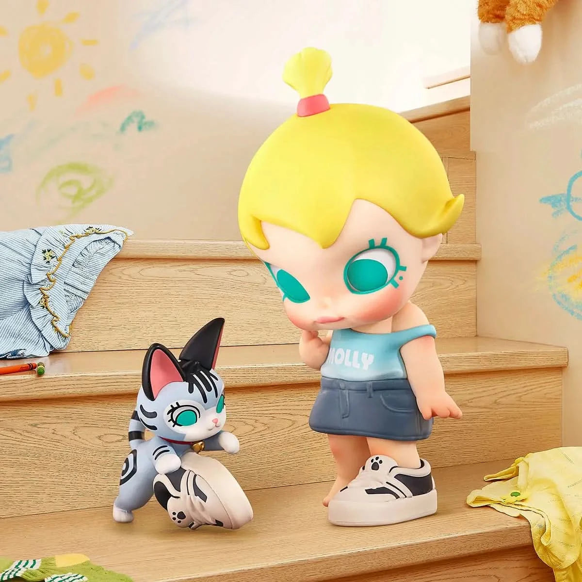 Baby Molly & Baby Tabby Series Figures Blindbox - toptoylands