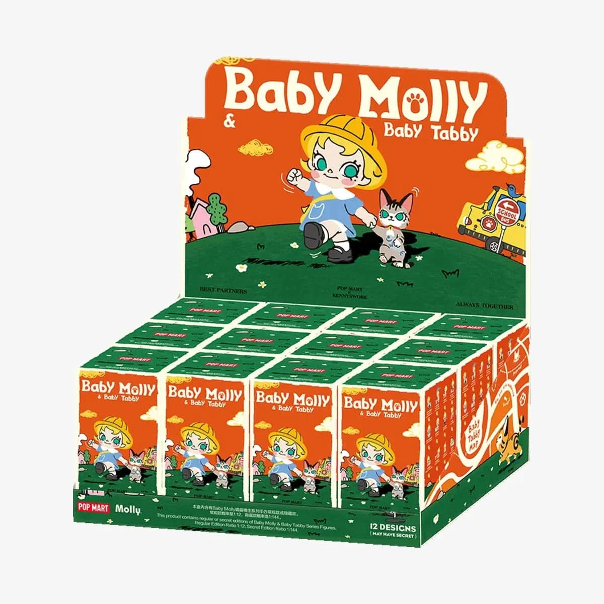 Baby Molly & Baby Tabby Series Figures Blindbox - toptoylands