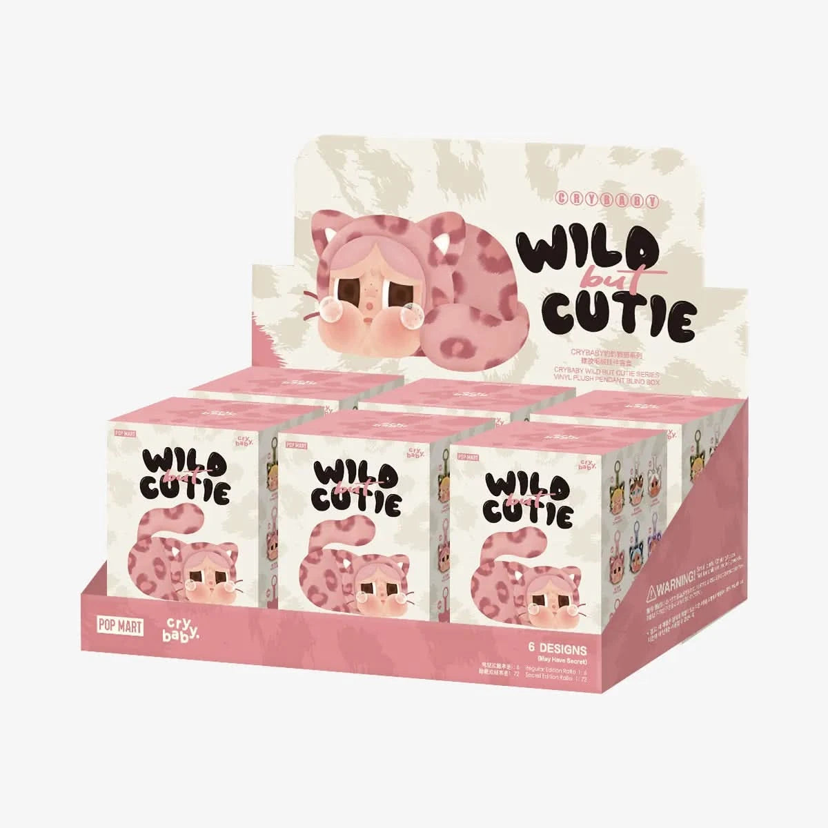 CRYBABY Wild but Cutie Series - Vinyl Plush Pendant Blind Box - toptoylands