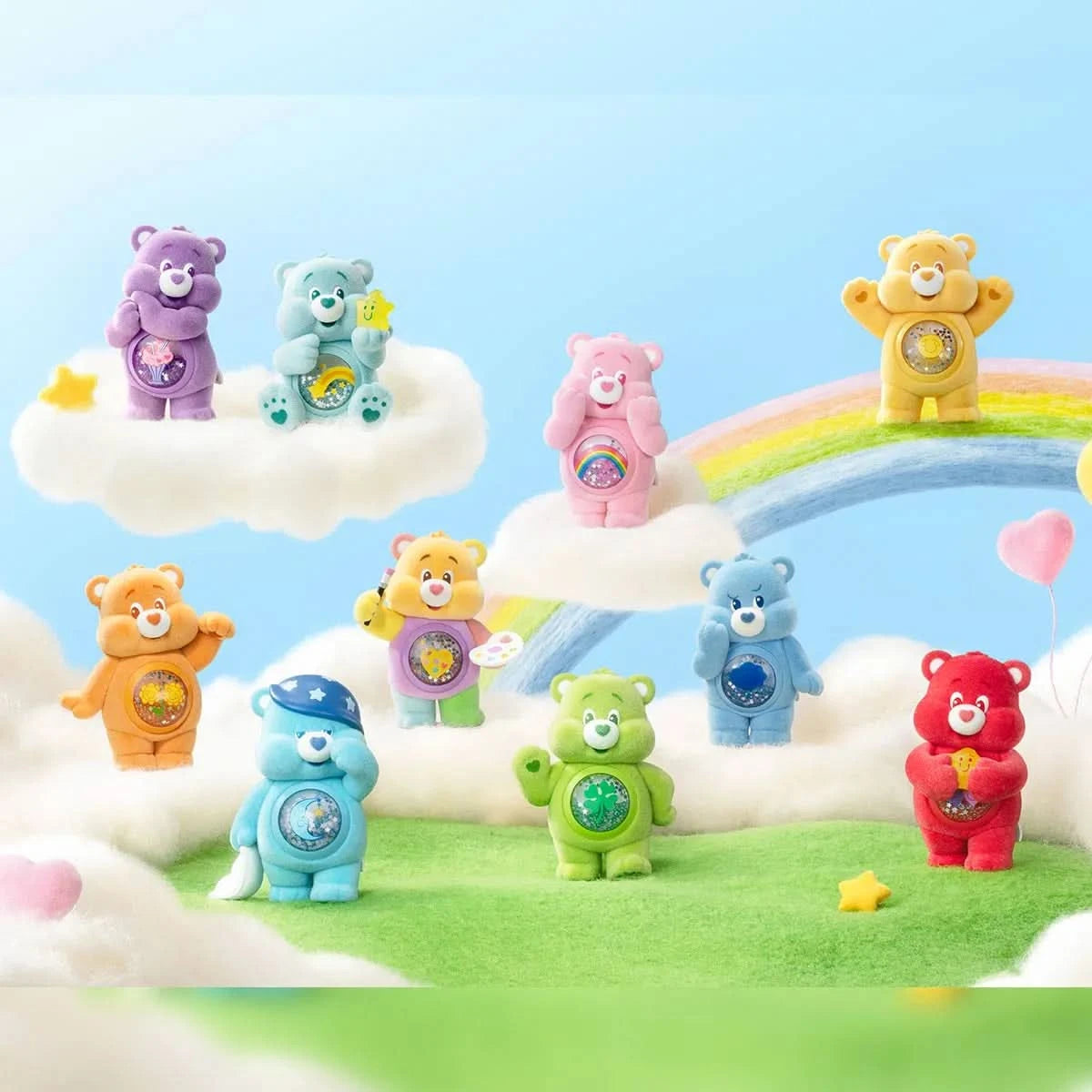 Care Bears Colorful Hugs Series Figures Blindbox - toptoylands