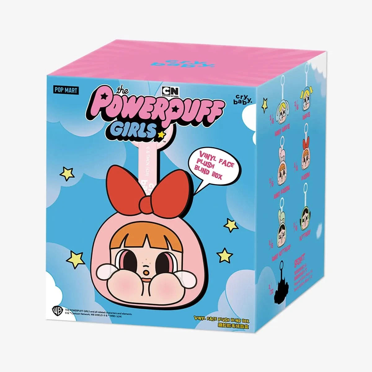 Crybaby x The Powerpuff Girls Vinyl Face Series Plush Dolls Blind Box - toptoylands