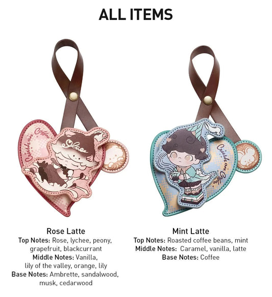 DIMOO-Crush On Coffee Series-Fragrant Bag Pendant Set