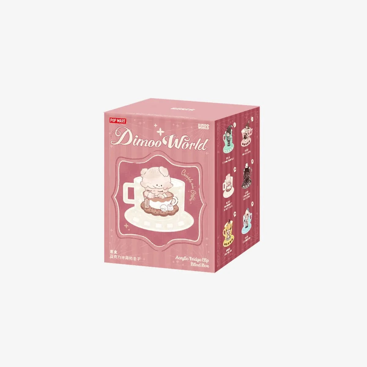 DIMOO Crush On Coffee Series-Imán de Nevera Acrílico con Clip Caja Ciega