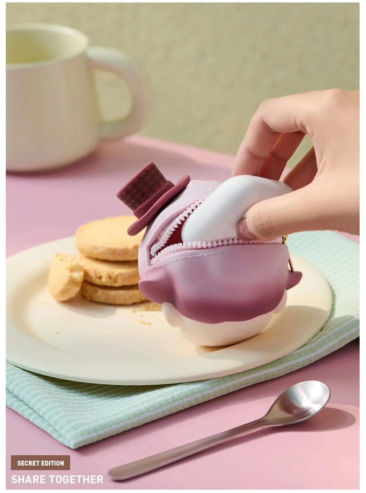 DIMOO Crush on Coffee Series-Funda para Auriculares Caja Ciega