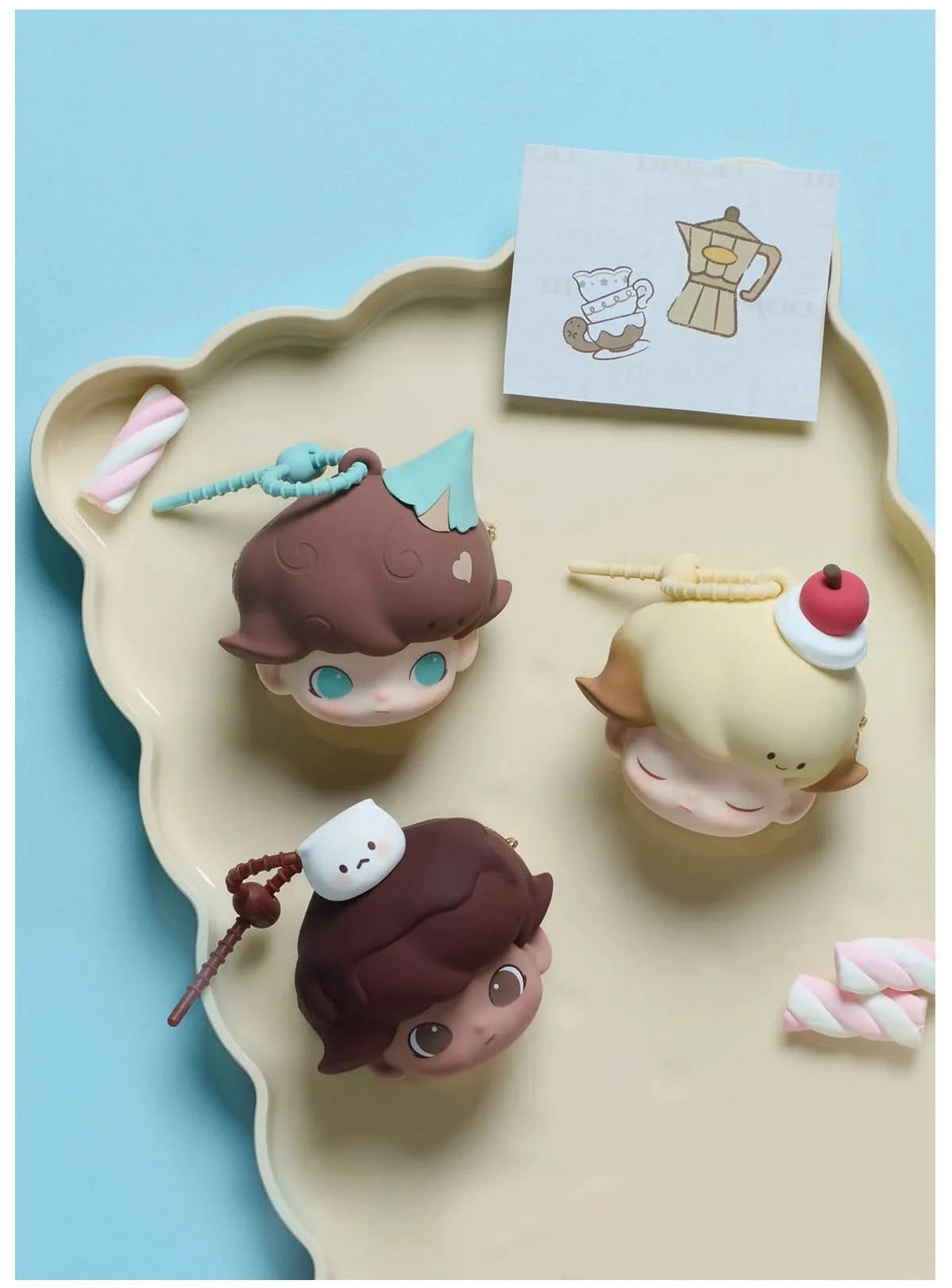 DIMOO Crush on Coffee Series-Funda para Auriculares Caja Ciega