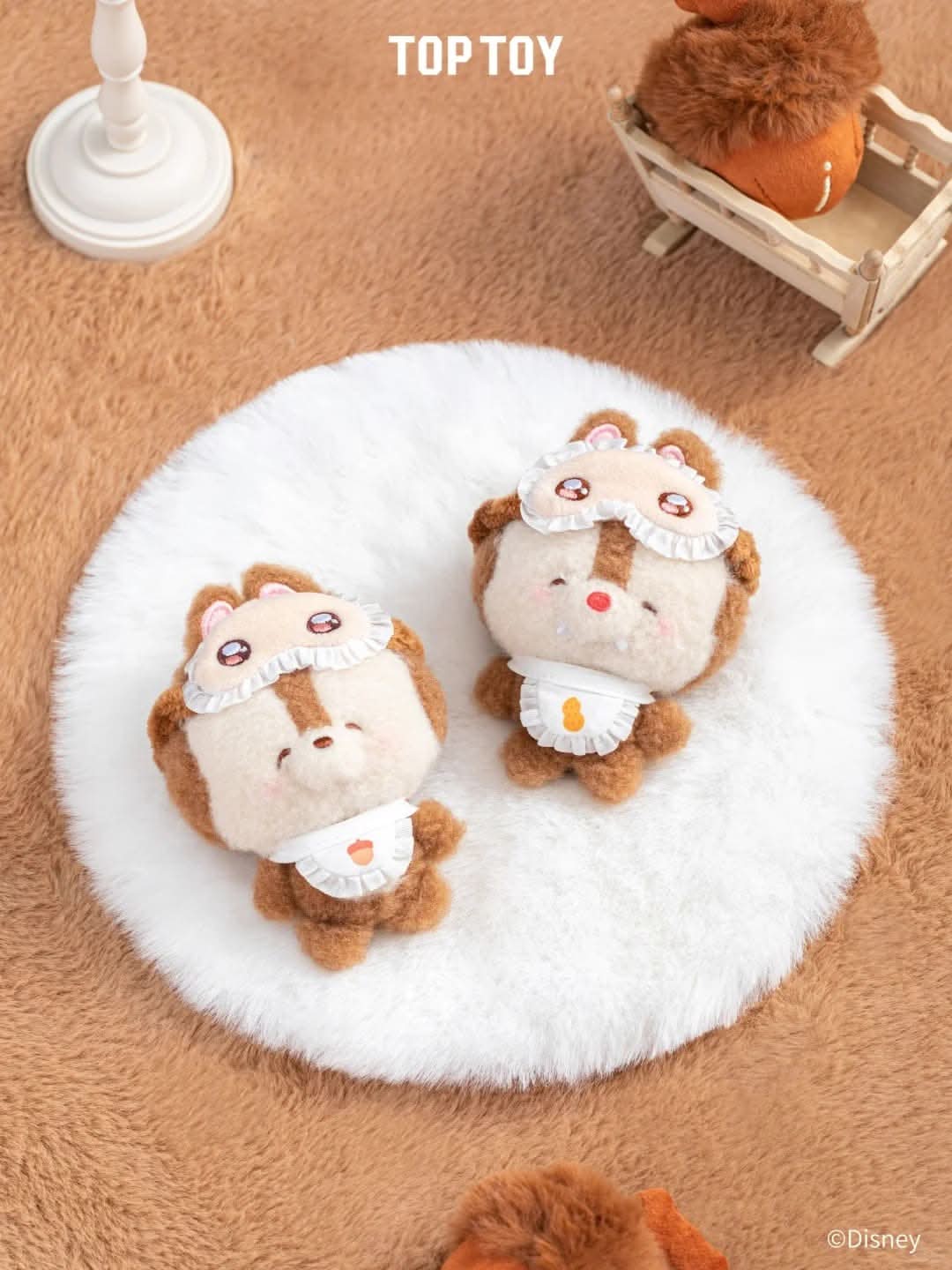 DISNEY Squinting Pajama Series Plush Blind Box - Plush Pendant - toptoylands