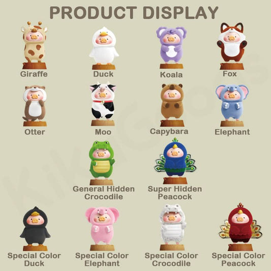 Lulu The Piggy Animal Party Series Blind Box - toptoylands
