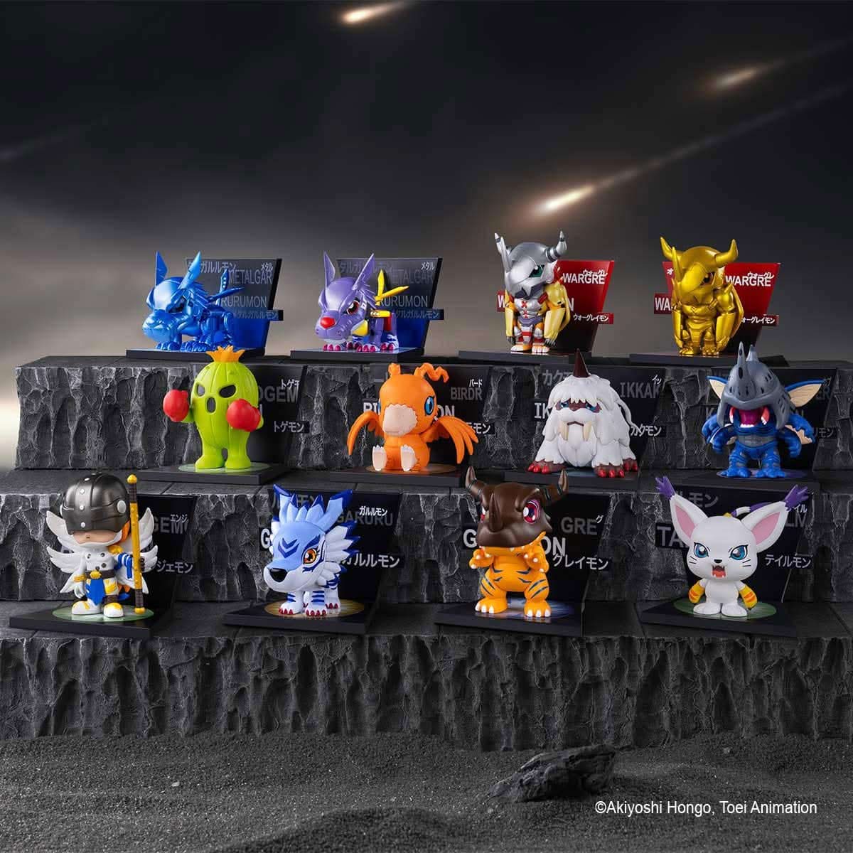 Digimon Adventure Fridge Magnet Series Figures Blindbox - toptoylands