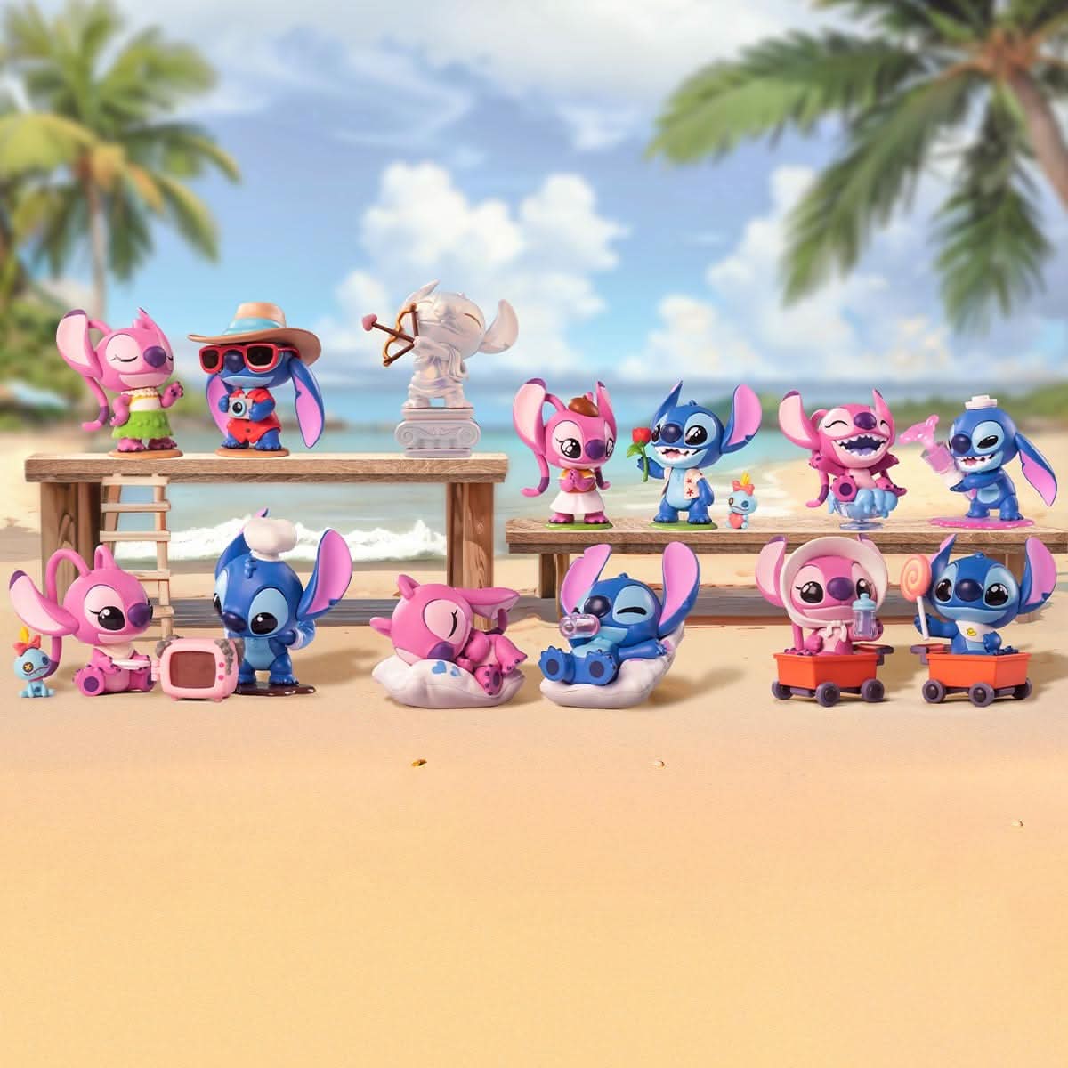 Disney Stitch datingon a Date Series Figures Blindbox - toptoylands