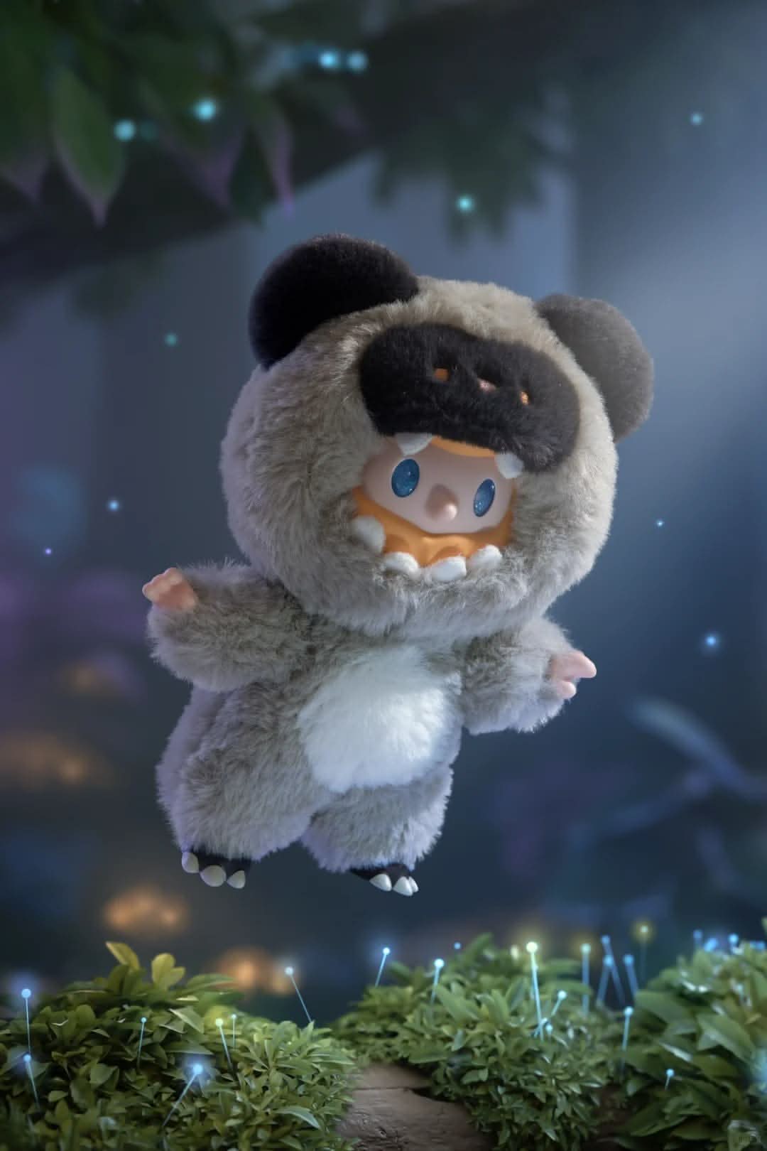FARMER BOB Ani-Night Monster Serie Vinyl Plüsch Anhänger Blindbox