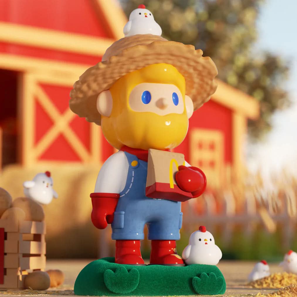 FARMER BOB McDonald's Farm Series PVC Figures Blindbox - toptoylands