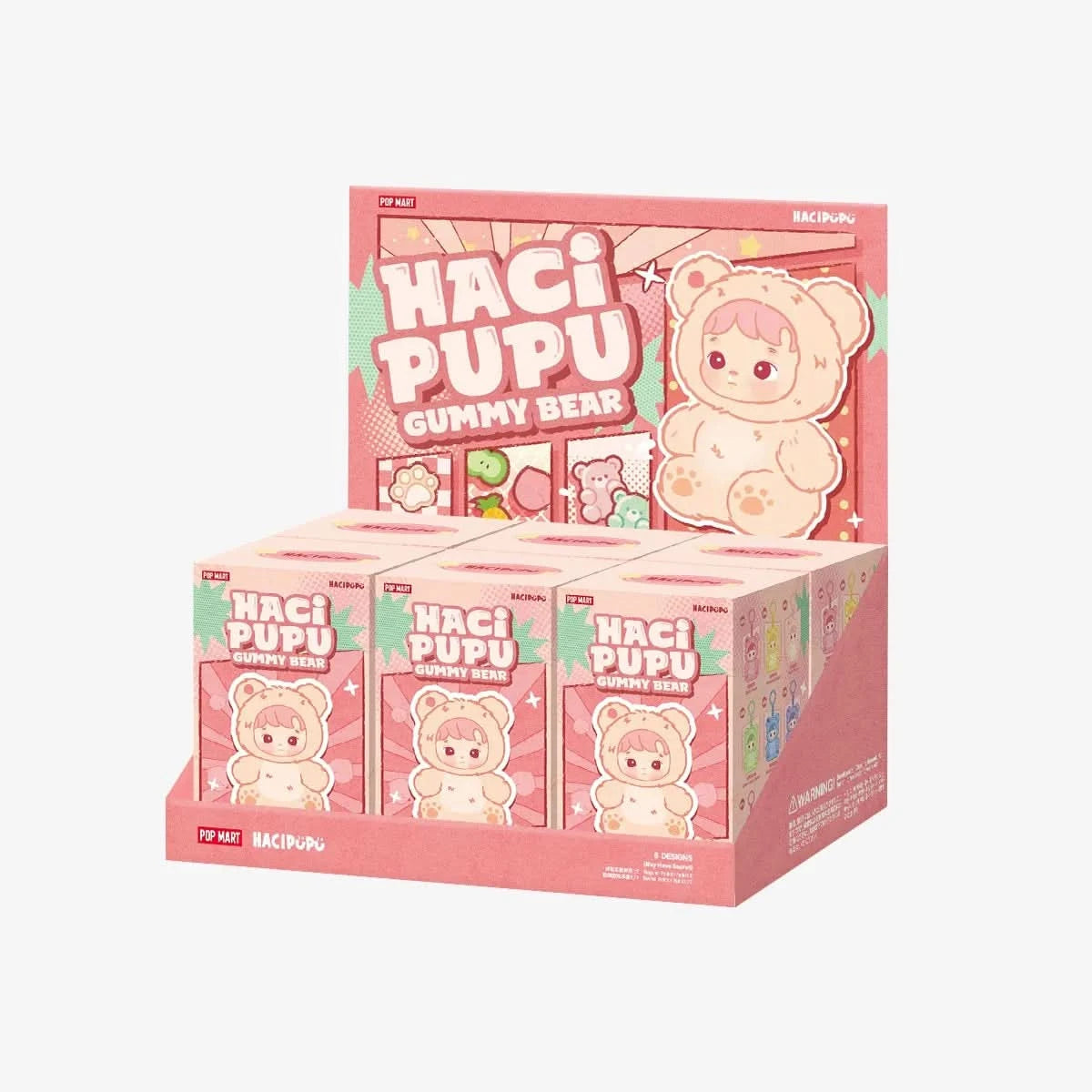 HACIPUPU Gummy Bear Series-Vinyl Plush Pendant Blind Box - toptoylands