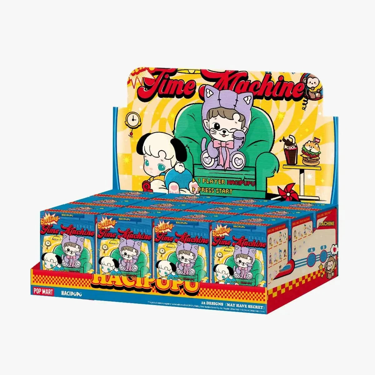HACIPUPU Rolling Time Machine Series Figures Blindbox - toptoylands