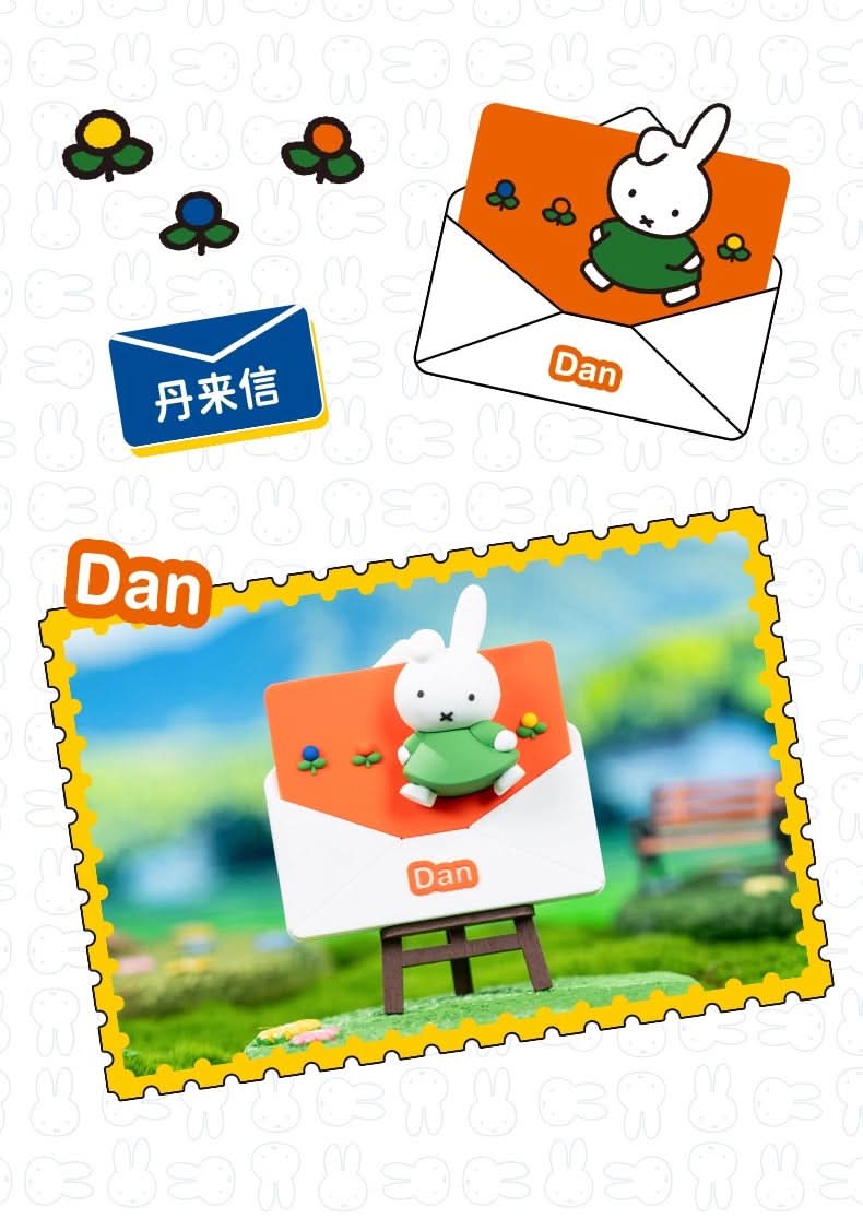 MIFFY Letter Fridge Magnet Blind Box - toptoylands
