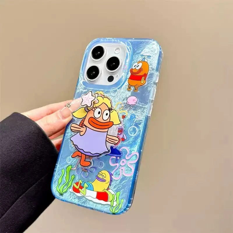 SpongeBob SquarePants Bikini Bottom Buddies Phone Case#Little Girl - toptoylands