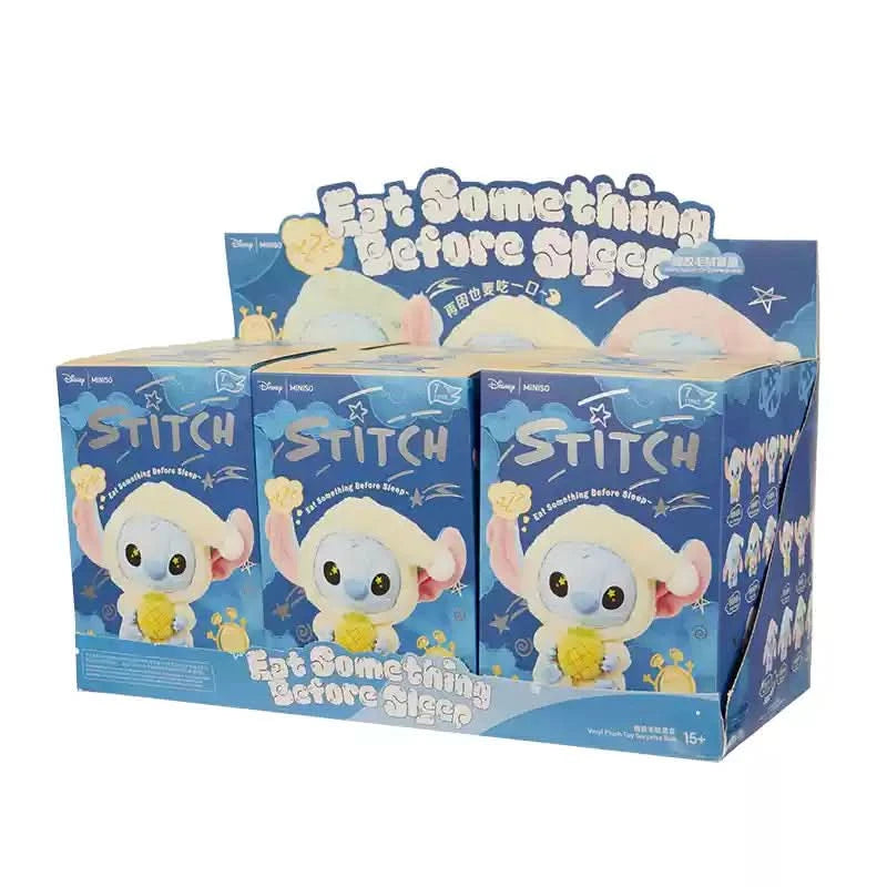 MINISO Disney Stitch Eat Something Before Sleep Series Blind Box - toptoylands
