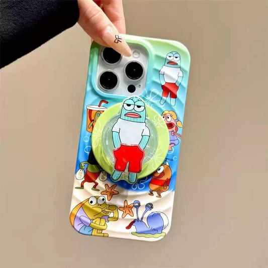 SpongeBob SquarePants Bikini Bottom Buddies Phone Case#Cool Fish - toptoylands