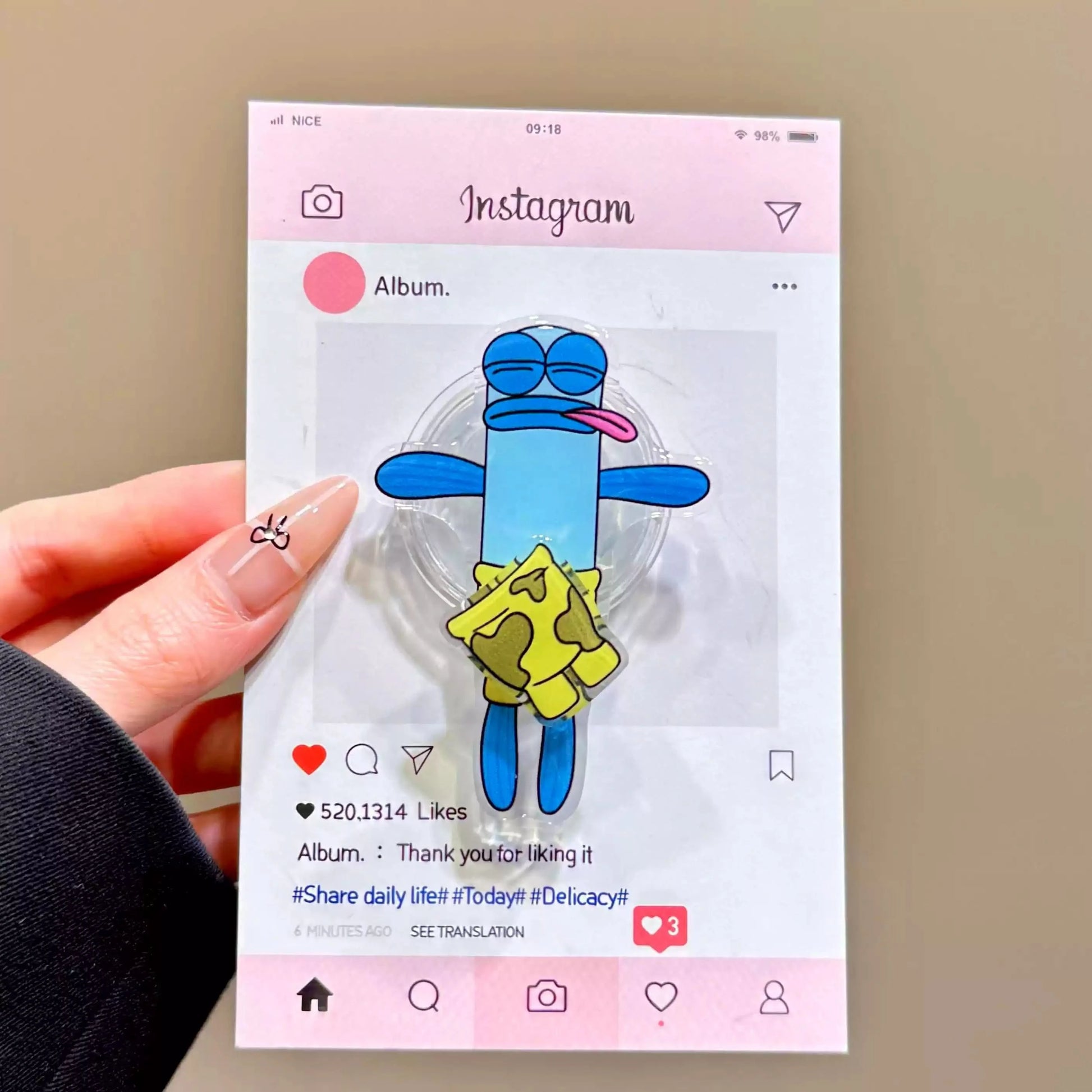 SpongeBob SquarePants Bikini Bottom Buddies Phone Case#Flat Fish - toptoylands