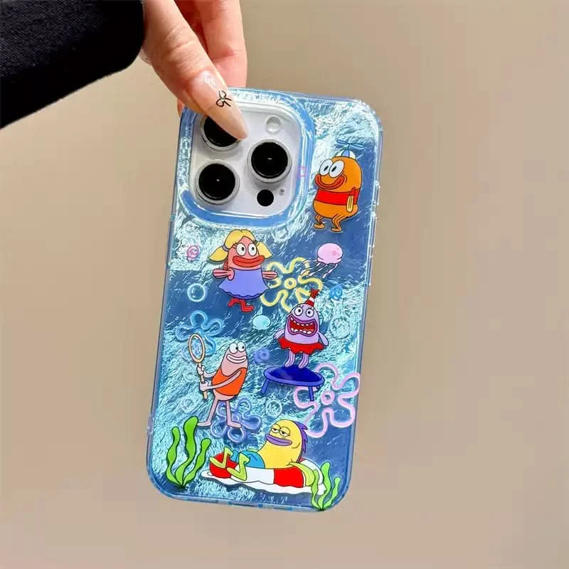 SpongeBob SquarePants Bikini Bottom Buddies Phone Case#Little Girl - toptoylands