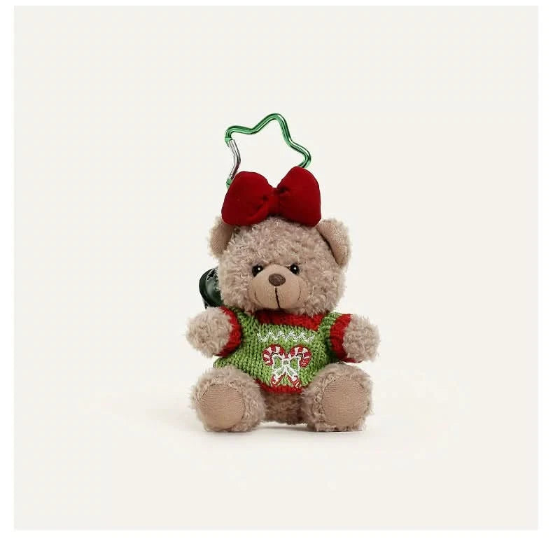 Christmas sweater bear Bag Charm - toptoylands