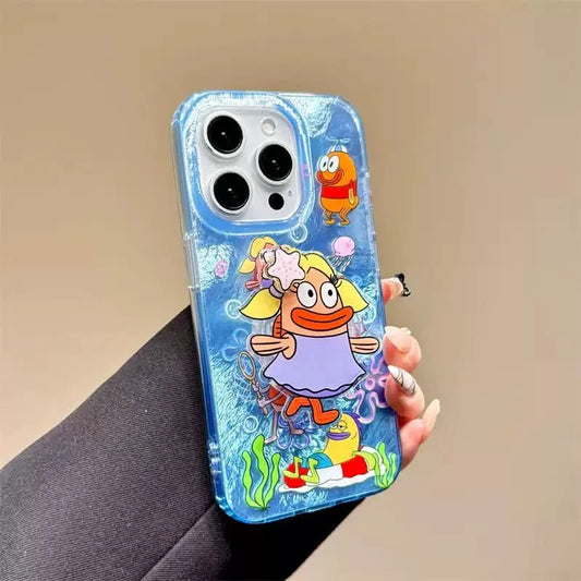 SpongeBob SquarePants Bikini Bottom Buddies Phone Case#Little Girl - toptoylands