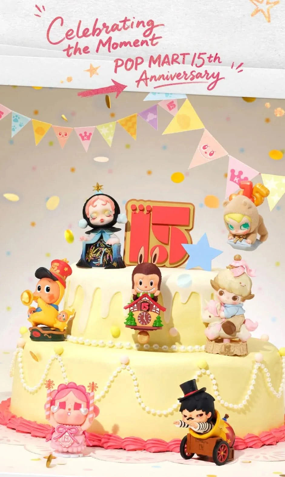 POP MART 15th Celebrating the Moment Anniversary Series Figures