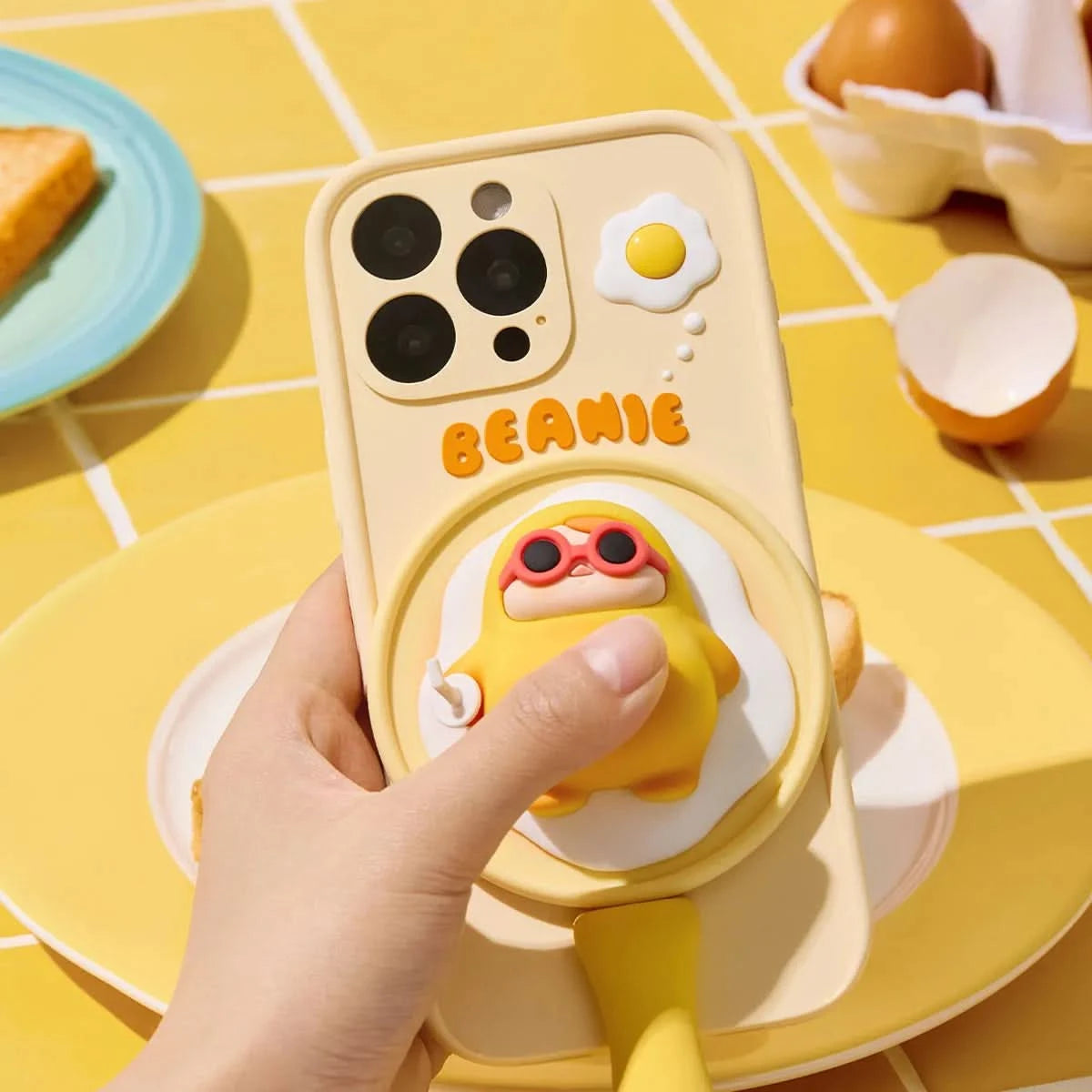 PUCKY Egg Beanie Series-Phone Case - toptoylands