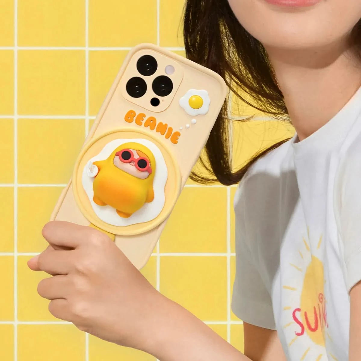 PUCKY Egg Beanie Series-Phone Case - toptoylands