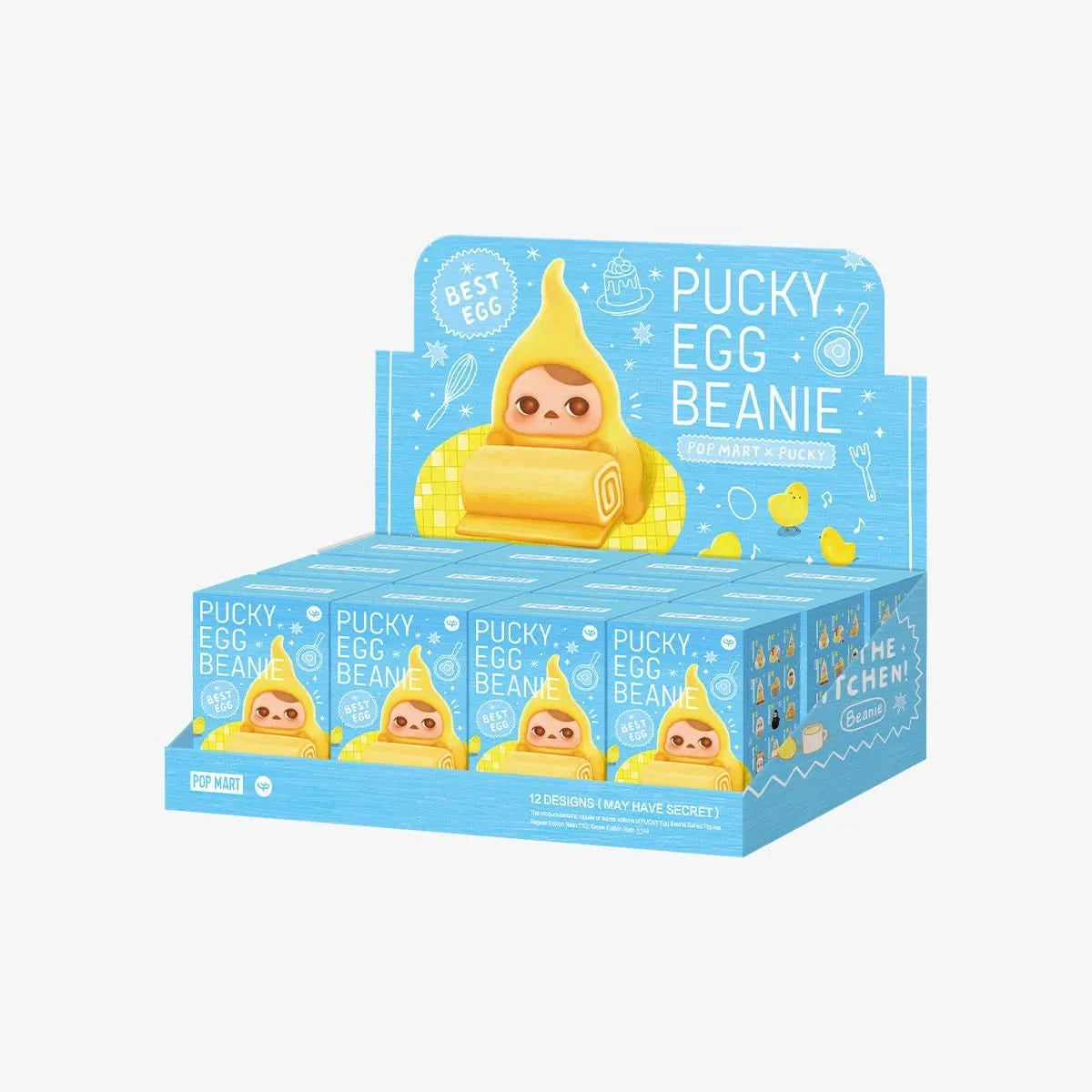PUCKY Egg Beanie Series Figures Blindbox - toptoylands