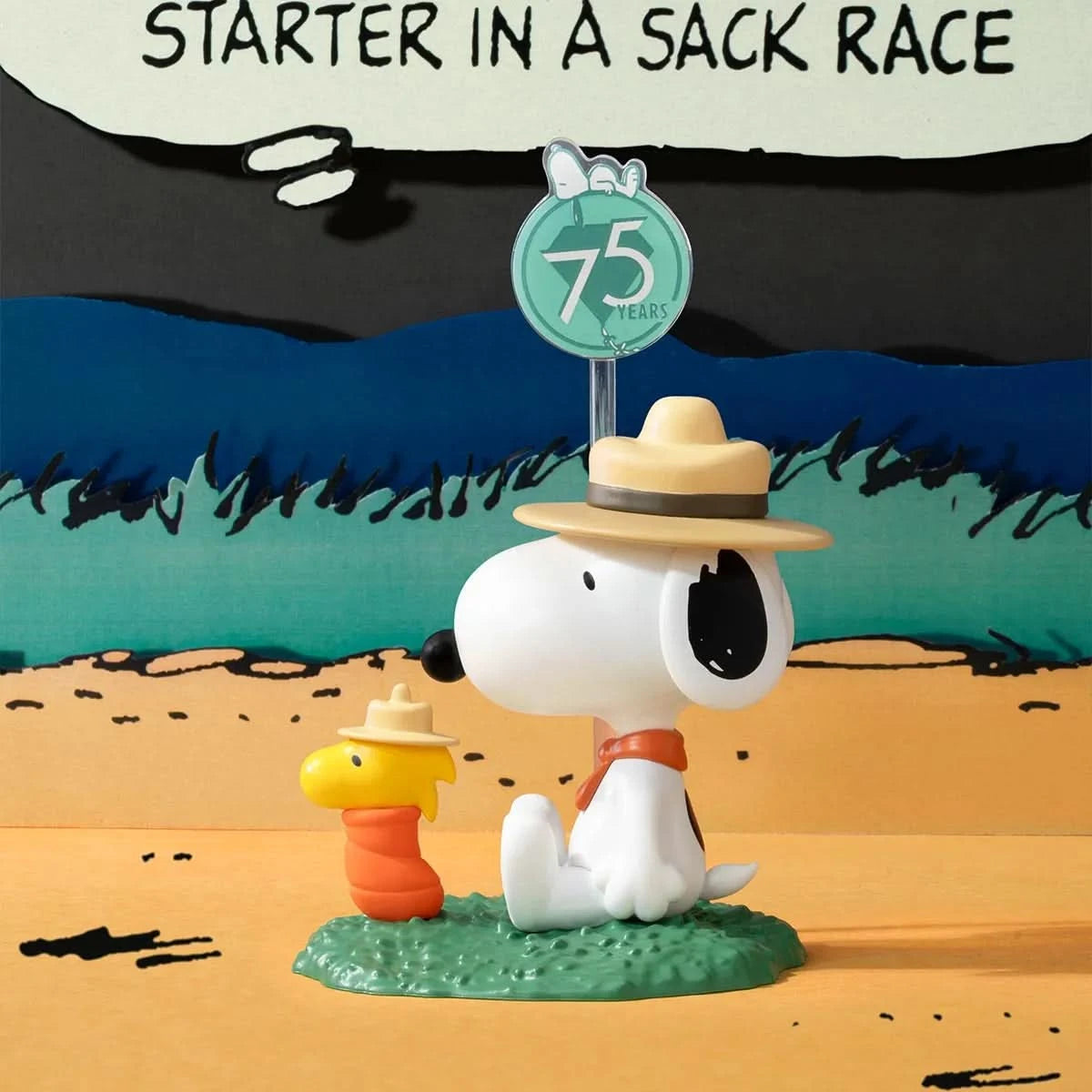 Peanuts 75th Anniversary | Snoopy Comic Life Series Figures Blindbox - toptoylands