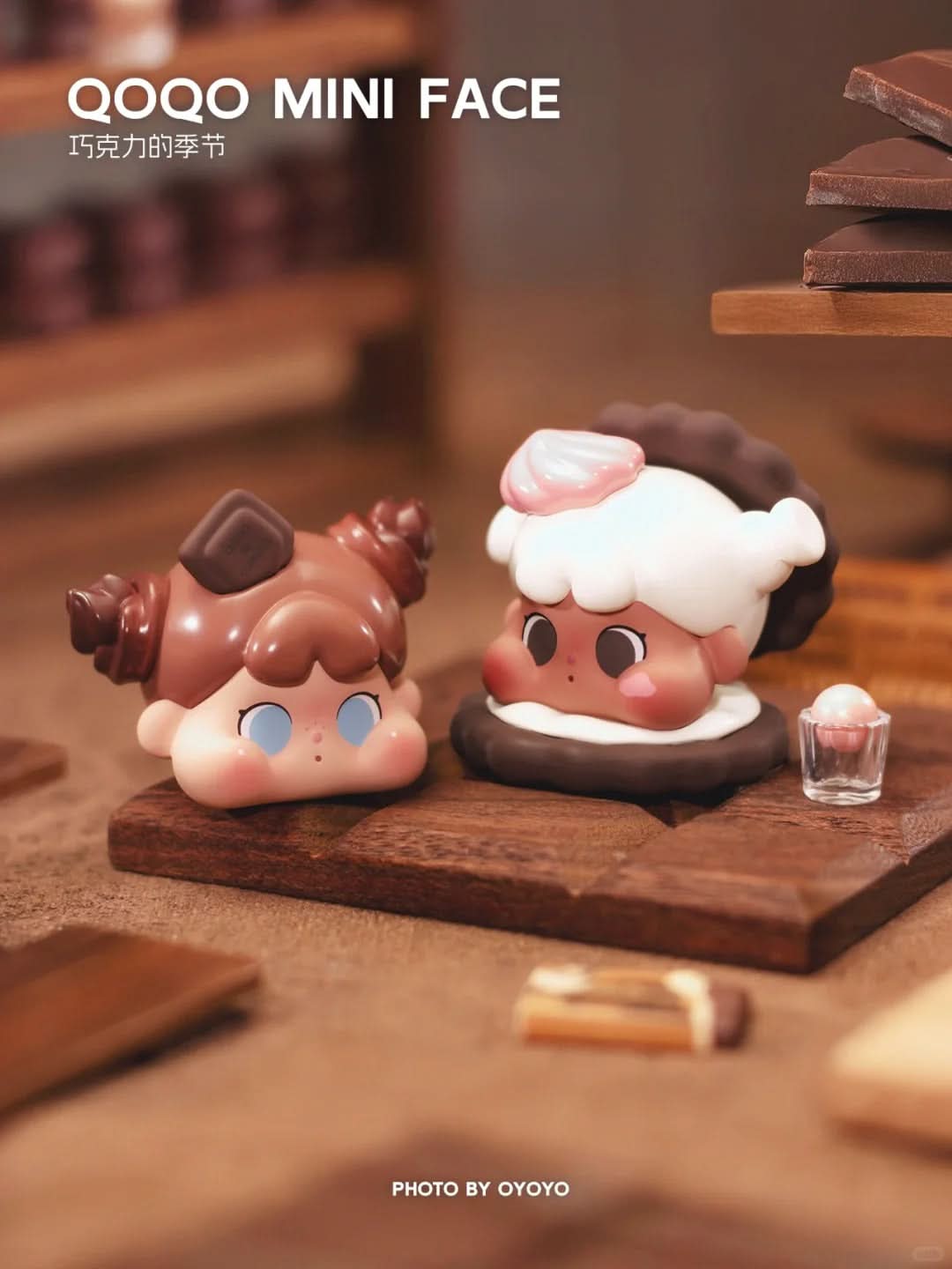 QOQO Mini Face I Chocolate season - toptoylands